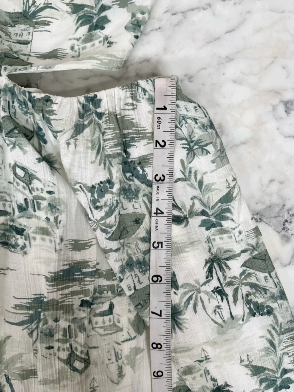 Abercrombie Women's Crinkle Textured Cutout Maxi Dress Green White Toile Large